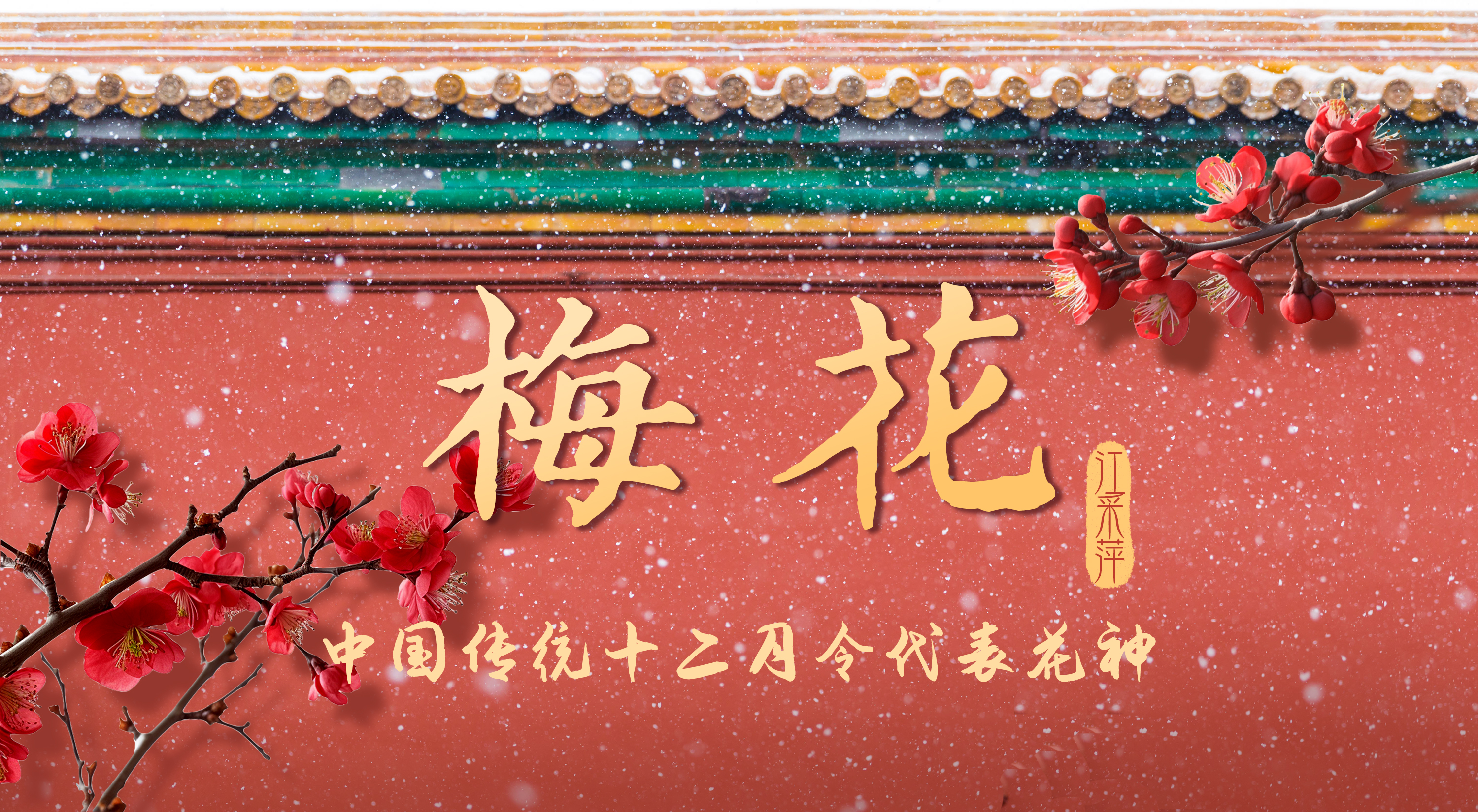 中国传统十二月令代表花神丨一月梅花