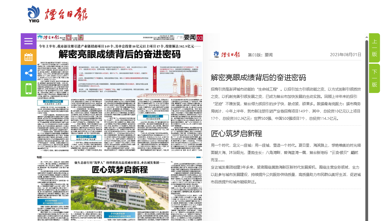 【烟台日报】做矢志前行的“筑梦人” 持续推进高品质城市建设，业达城发集团—— 匠心筑梦启新程